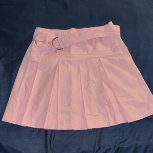 INC International Concepts Light Pink Pleated Mini Skirt